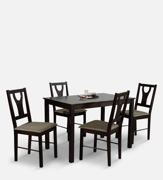 SMAART CRAAFTS Solid Wood 4 Seater Dining Set