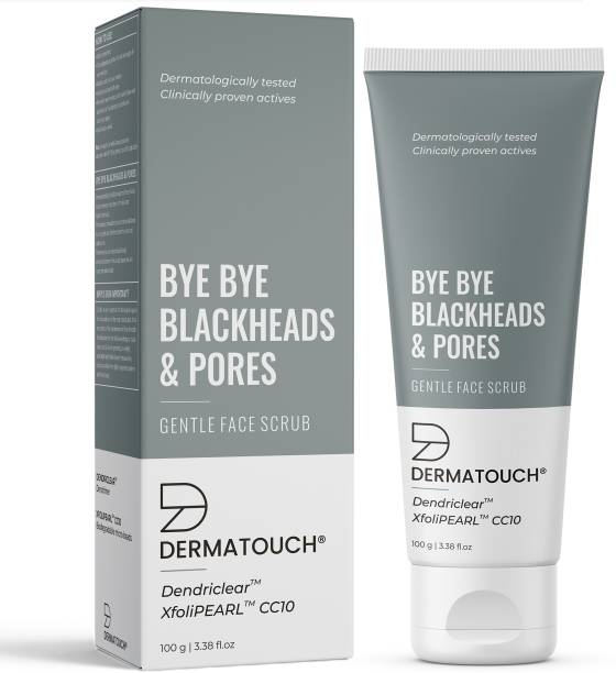 Dermatouch Bye Bye Blackheads & Pores scrub | Blackheads Remover and Deep exfoliate scrub Scrub