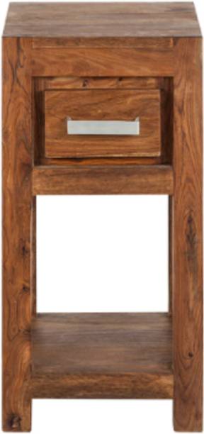 Jeeso Sheesham Wood Bedside Table Solid Wood End Table
