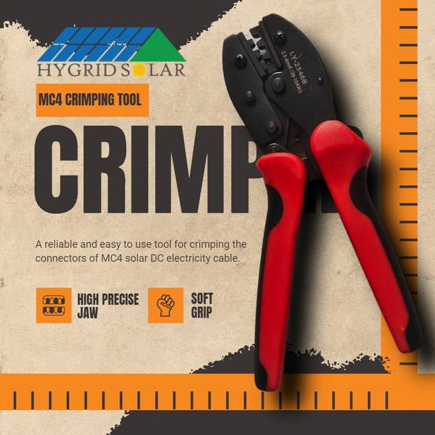 Hygridsolar MC4 Crimping Tool for Solar Panel Cables and Connectors - Crimp Solar Connectors Crimping Tool Wire Connector