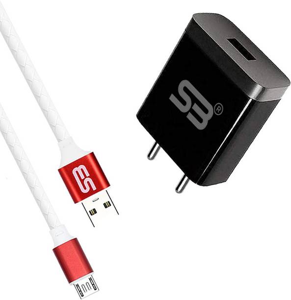 SB 12 W 3.4 A Wall Charger for Mobile with Detachable Cable