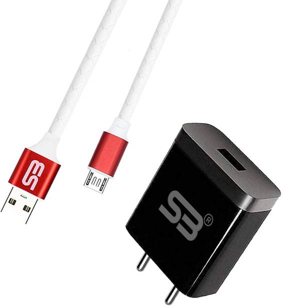 SB 12 W 3.4 A Wall Charger for Mobile with Detachable Cable