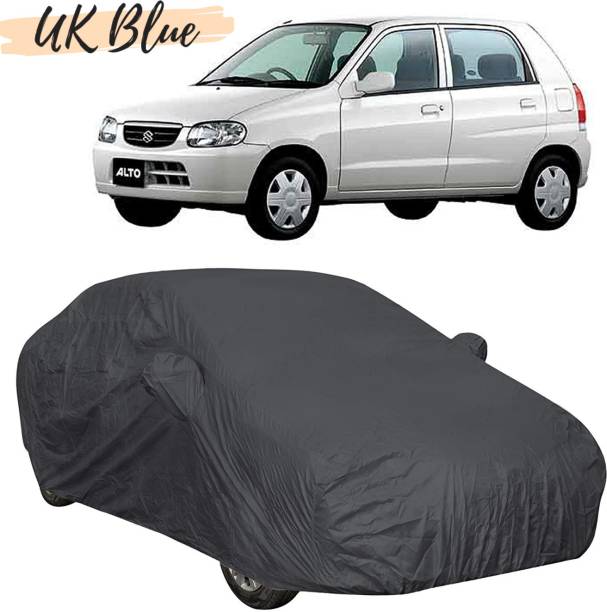 UK Blue Car Cover For Maruti Alto (With Mirror Pockets)