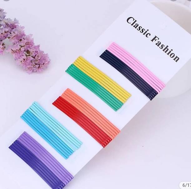 Anna Stella Multicolor Bobby hair pins pack of 50 Hair Pin