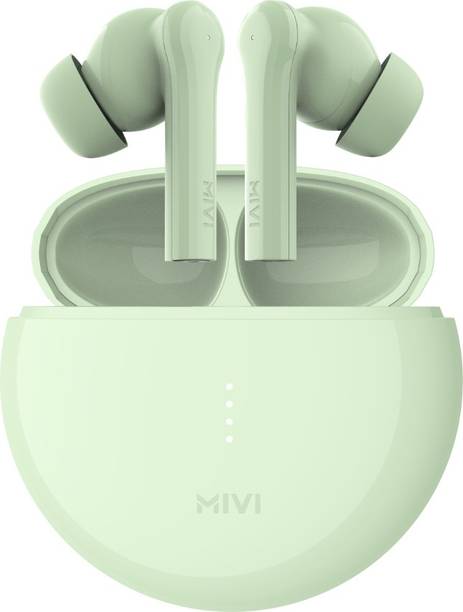 Mivi DuoPods F60 ENC with 50+ Hrs Playtime| Made in India | Powerful Bass | 4 Mics Bluetooth