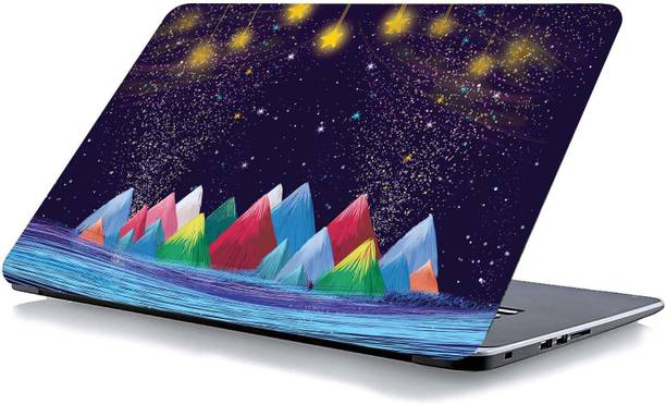 qth CARTOON LAP-2278 VINYL Reusable Laptop Skin Compatible for 15.6 inch