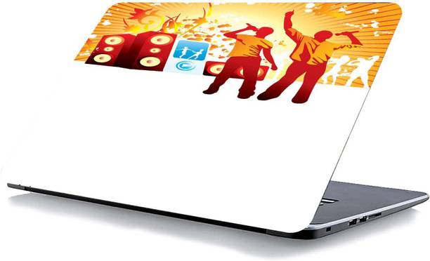 qth CARTOON LAP-2325 VINYL Reusable Laptop Skin Compatible for 15.6 inch