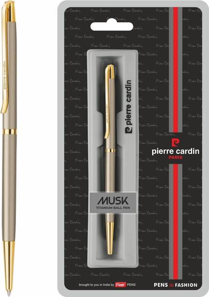 PIERRE CARDIN Musk Titanium Finish Exclusive Metal Body With Blister Pack Ball Pen