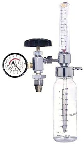 Ez-life Oxygen adjustment valve with rotameter & humidifier bottle oxygen flow meter Wall Mount Oxygen Cylinder Holder