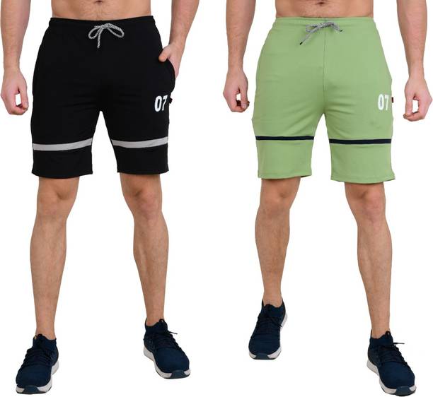 Price History of Pack of Solid, Striped Men Black, Light Green - Main Image