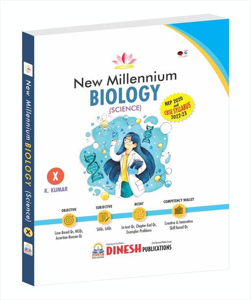 DINESH Publications' New Millennium BIOLOGY Class 10 (2022-2023 Session) (Easy and Simplified)