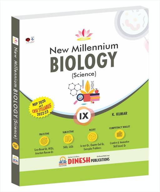 DINESH Publications' New Millennium BIOLOGY Class 9 (2022-2023 Session) (Easy and Simplified)