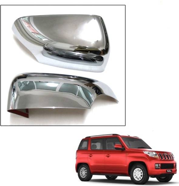 AMARIO Premium Quality Full Chrome Side Mirror Cover For Mahindra TUV300 2015 Onwards Plastic Car Mirror Cover