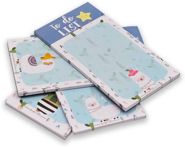 Flipkart SmartBuy To Do List Notepad, Daily Task Planner Gift Idea and Cute Office Supplie Pocket-size Note Pad NO 50 Pages
