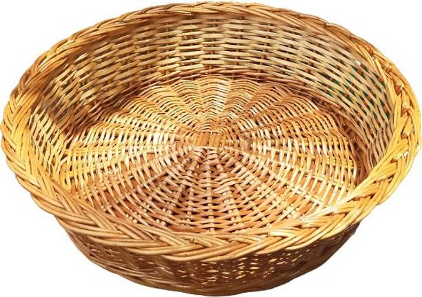 Vmd Ro. 10" BROWN BASKET FOR FRUIT STORAGE , HEMPAR , GIFT, Decoration, ( 1 PCS) Bamboo Fruit & Vegetable Basket