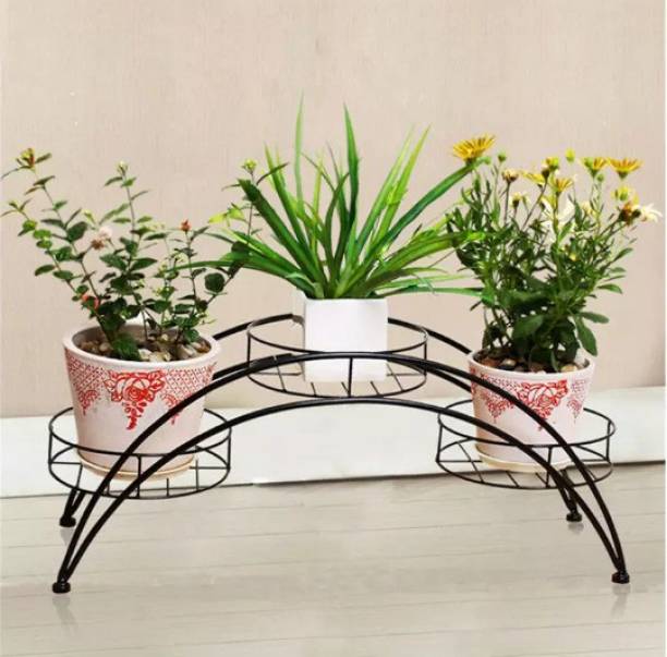 MEENA ENTERPRISES Premium Decorative 3Tier PlantPot Stand,Gamala Stand,Pot Stand,Stand For Balcony Plant Container Set