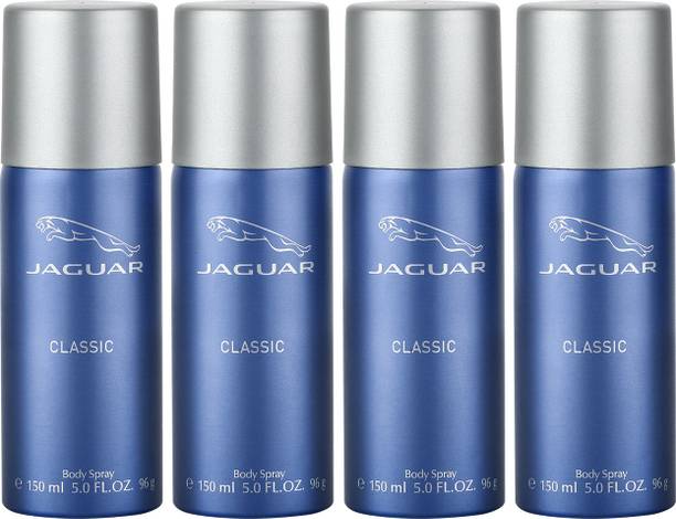 JAGUAR Classic Deodorant Spray 150ml (Pack of 4) Deodorant Spray  -  For Men