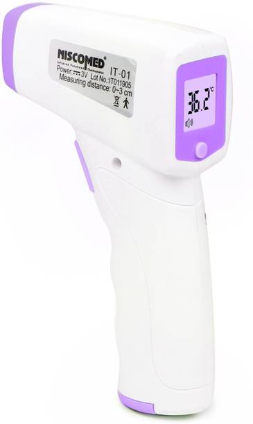NISCOMED Digital Thermometer Forehead-No Contact Forehead Gun for Accurate Reading Non Contact Forehead Temporal Artery Infrared Thermometer Thermometer