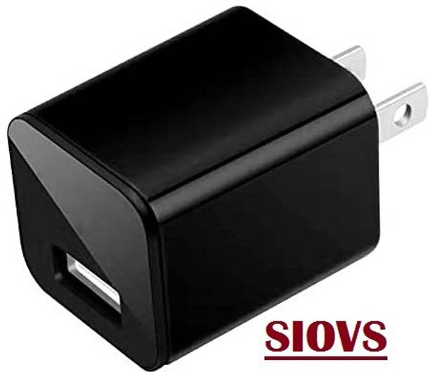 SIOVS Spy Hidden Camera Motion Activated AC Power Adapter USB Wall Charger Security Camera