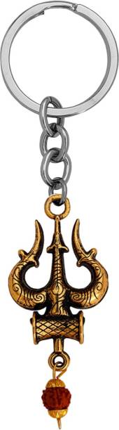 M Men Style Lord Shiv Trishul Keychain Key Chain