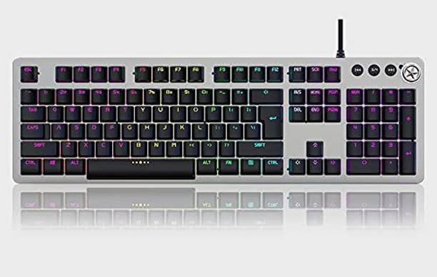 Etzin Popular Professional Waterproof Mechanical Keyboard Gaming Mechanical Keyboard Wired USB Standard Gaming Keyboard Compatible with Desktop, Laptop, Mac