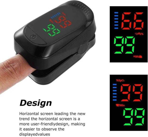 RGMS Fingertip Pulse Oximeter & Blood Oxygen Saturation , Black A2 Pulse Oximeter