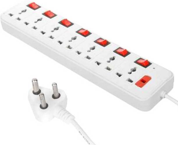 Sanhan ELECTRIC BOARD POWER STRIP MULTI PLUG 7 socket 2.5m wire 7  Socket Extension Boards