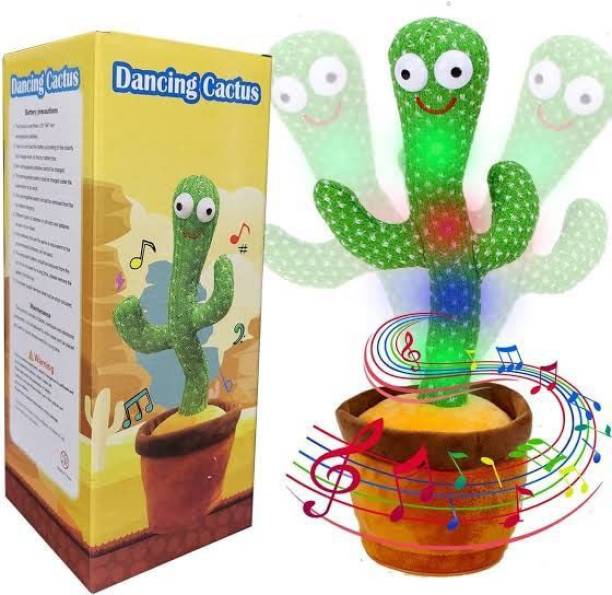 KITTY FLEX Dancing Cactus Toy, Talking Repeat Singing Sunny Cactus Toy ing+Repeat