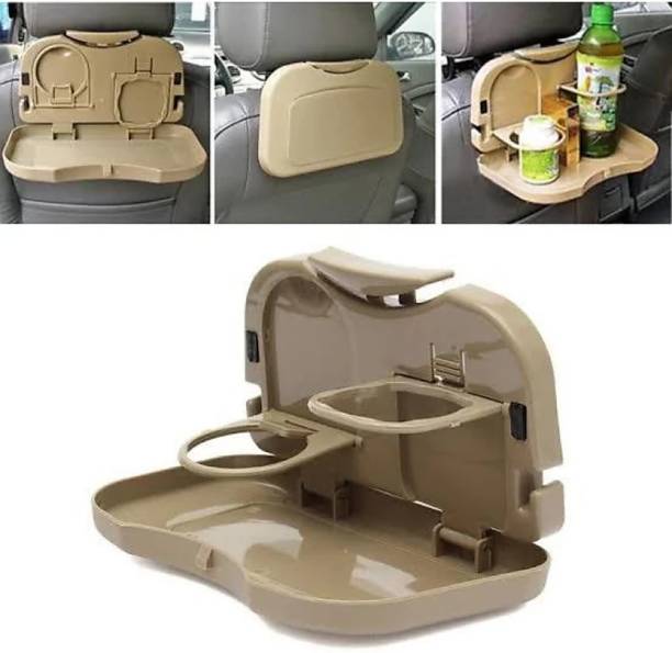 gracy Car Foldable Back Seat Auto Food Meal Drink Bottle Cup holder multi functional Car Bottle Holder