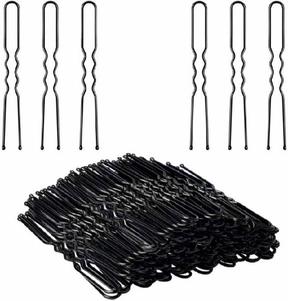 Priya Fashion Hub Dekmy 100 pcs Curved U Shape For Bun juda Bobby Hairpin Hair Pin