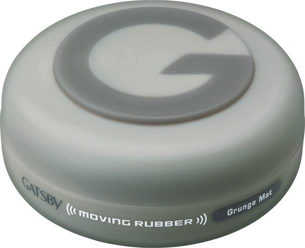 Gatsby Moving Rubber - Grunge Mat | Strong Hold,Matte Finish & Re-Stylable Wax | 80gm | Hair Wax