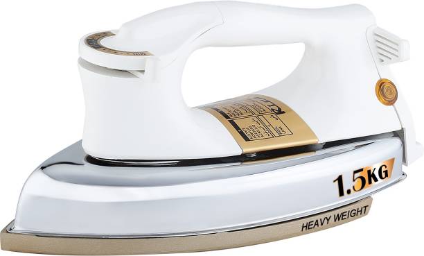 Rico Japanese Technology Iron Press Box Non Stick Soleplate 1.5 KG Heavy Weight 1000 W Dry Iron