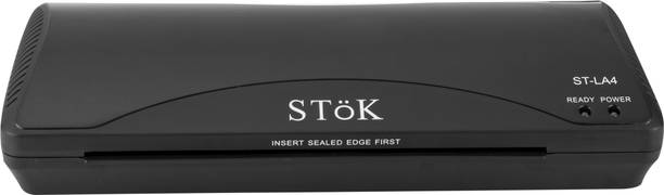 Stok Fully Automatic / A4 Laminator with Jam Release Button | Supports Hot & Cold Lamination 12 inch Lamination Machine