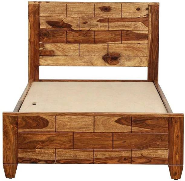 MAHIMART AND HANDICRAFTS Solid Wood Single Bed, 213.36 cm x 96.52 cm (7.0 ft x 3.17 ft)