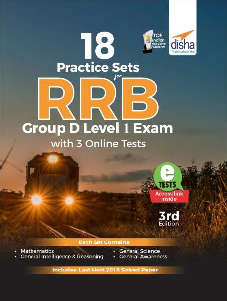 18 Practice Sets for Rrb/ Rrc Group D Level 1 Exam with 3 Online Tests