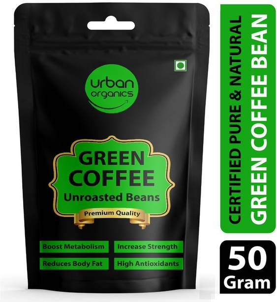Urban Organics Green Coffee Beans - 50 Gram | For Immunity Building and Weight Loss Program Coffee Beans