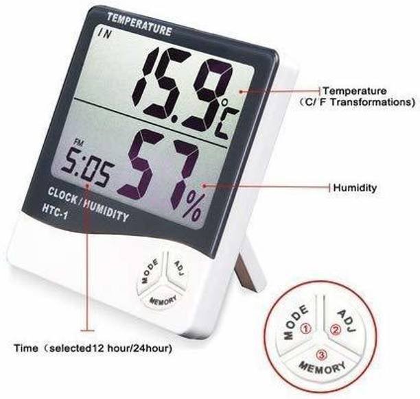 thermomate Digital Hygrometer Thermometer Humidity Meter HTC-1 Thermometer