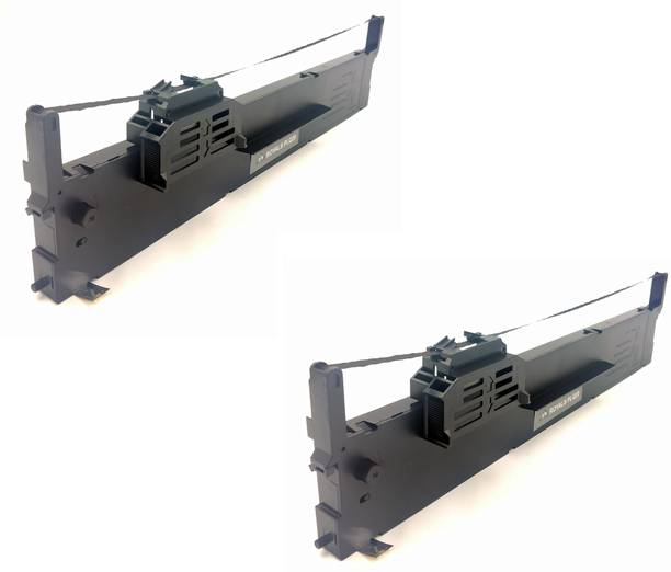 FINEJET COMPITABLE PLQ20/20M/20K/20KM/LQ90KP Dot Matrix Printer 2PC Black Ink Toner