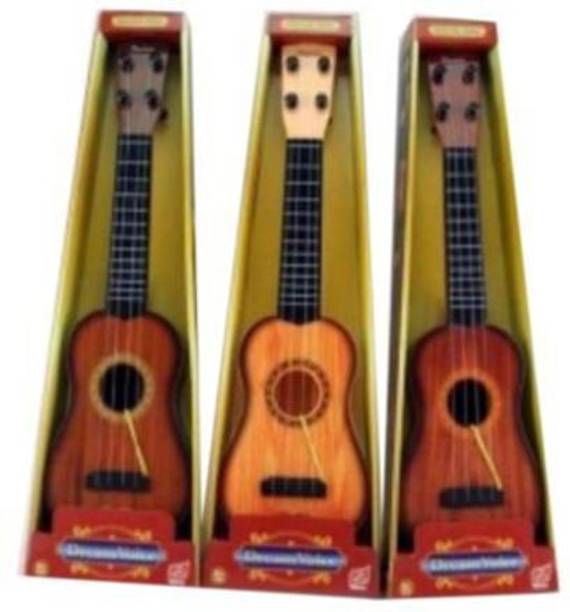 Kmc kidoz combo 4 string wooden guitar ( pack of 3 )