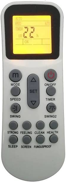 Nij GABL-125 AC Compatible For Universal AC Remote Control With Back-Light LLOYD ,BLUESTAR AUX GODREJ Remote Controller