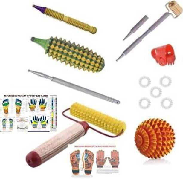 vihan marketing Acupressure tool kit combo with power mat full body massager kit with all fitness relief with sujok kit Massager (Multicolor) Massager