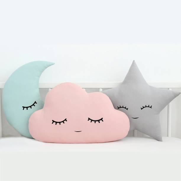 ME&YOU Microfibre Smiley Cushion Pack of 3