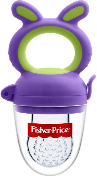 FISHER-PRICE Baby Rabbit Shaped Fresh Fruit Feeder Nibbler with Extra Mesh Soother
