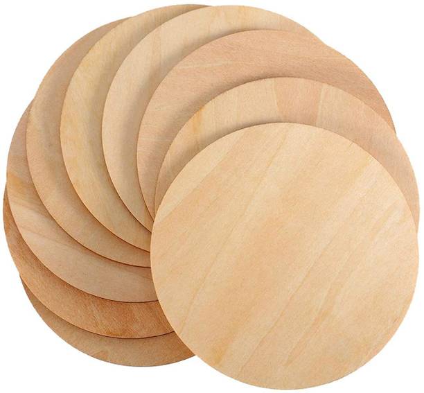 kumawatfeb Unfinished MDF Board For art and craft 4 Inch St of 10 Pine Wood Veneer
