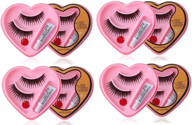 BLUEMERMAID Perfect False-Fake Eyelashes With Glue Set Natural