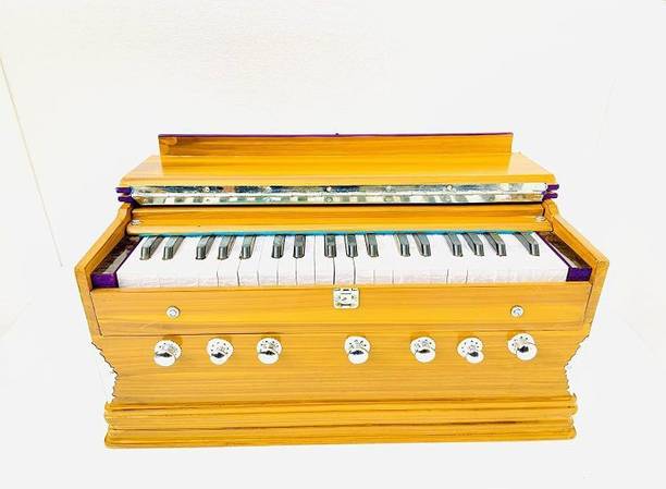 SG MUSICAL 7 stopper bass male 39 keys Harmonium HARMONIUM619 3.25 Octave Hand Pumped Harmonium