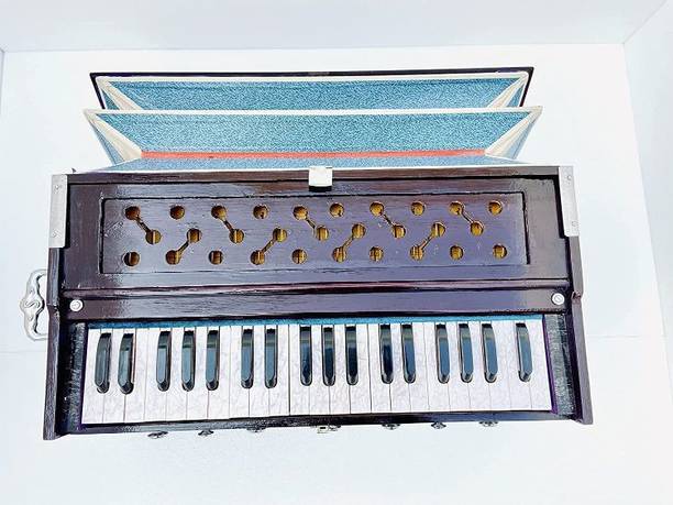 SG MUSICAL 7 Stopper Doulble Bellow 39 Keys HARMONIUM038 3.25 Octave Hand Pumped Harmonium