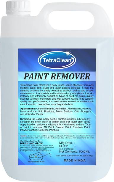 TetraClean Paint Remover|Oil paint / Enamel Paint Remover|Cleans Tough Painted Surface / 5L Paint Remover