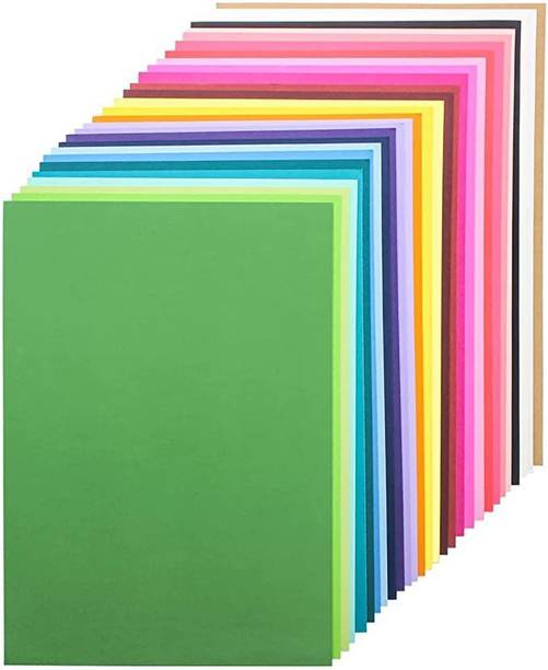 OFIXO 100 pcs Color Sheets 10 Sheets Each Color Copy Printing Papers Art Craft Paper NO A4 80 gsm Craft paper