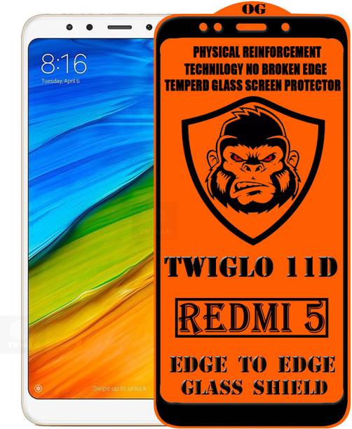 TWIGLO Edge To Edge Tempered Glass for Mi Redmi 5